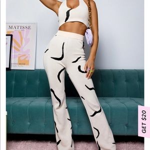White Fox Boutique Knit Pant Set